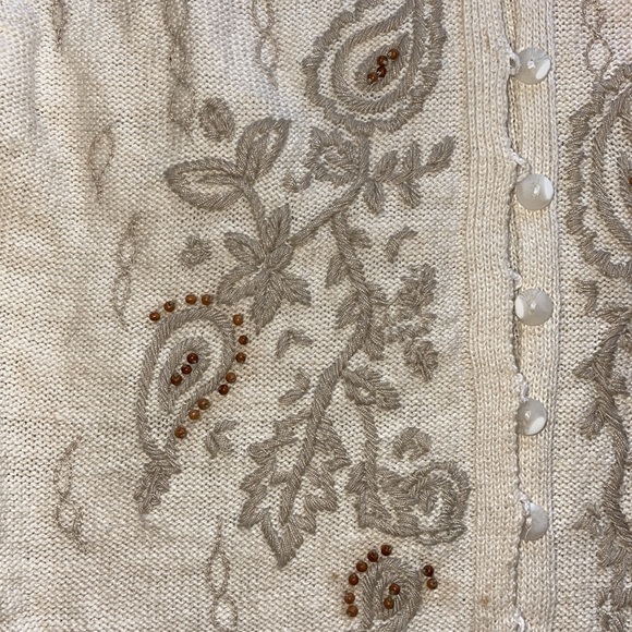 VINTAGE WOMEN’S BUTTON UP CARDIGAN SWEATER SIZE SMALL - Picture 3 of 3